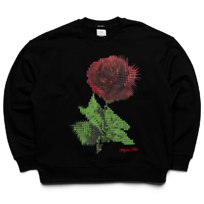 Ksubi Pixel Biggie Crewneck - Jet Black