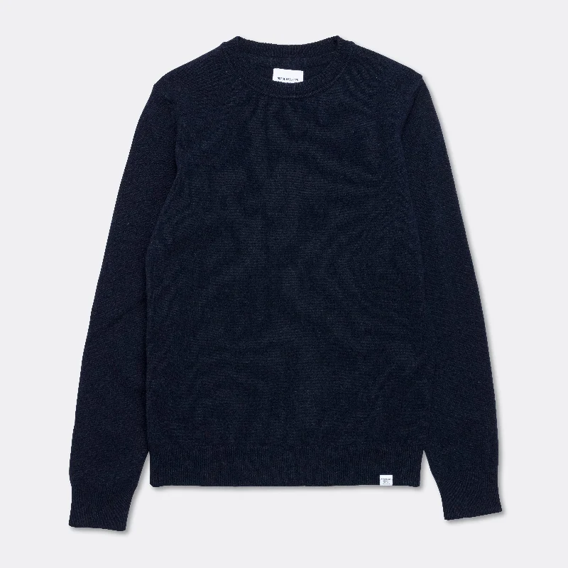 Sigfred Lambswool Sweater - Dark Navy